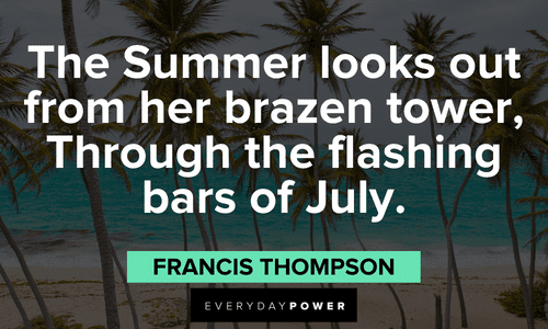 July quotes about the summer