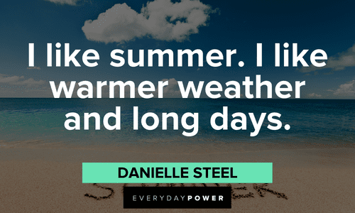 July quotes about warm weather