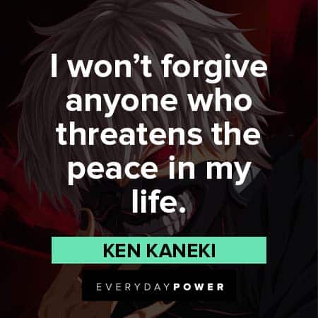 Ken Kaneki Quotes About Peaceful Life