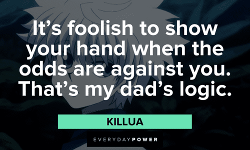 Killua quotes that will make your day