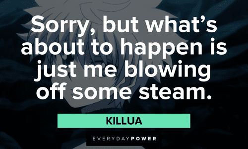 funny Killua quotes