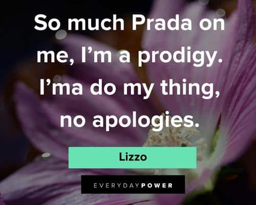 Lizzo Quotes About Being Prodigy