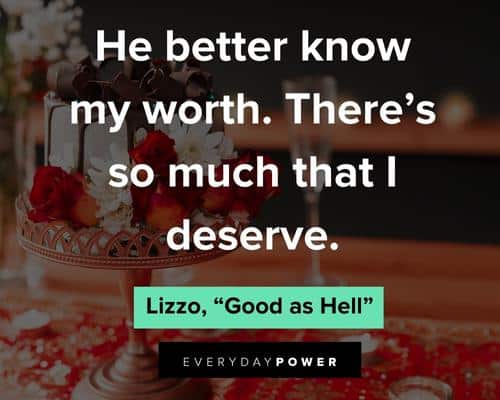 Lizzo Quotes About Worth