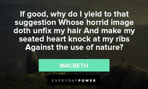 Macbeth Quotes About Being Good