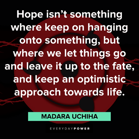 Madara quotes about hope