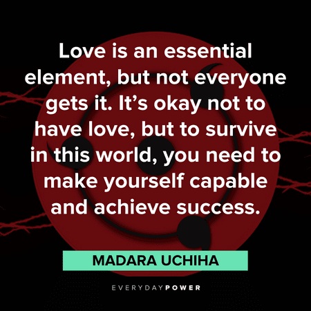 Madara quotes about love
