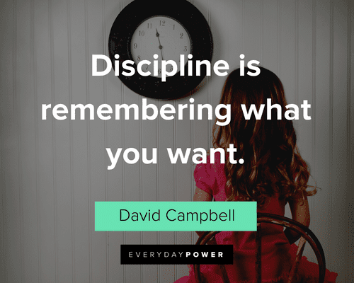 Motivational Liners about discipline