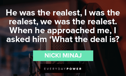 Nicki Minaj Quotes About Relationships