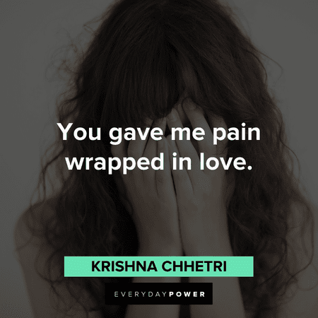 quotes about love and pain famous