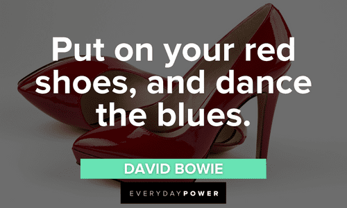 Red Quotes about shoes