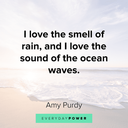 Rainy Day Quotes about ocean waves