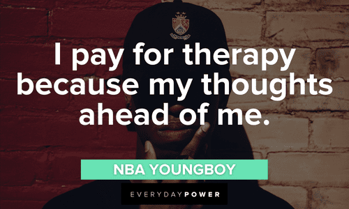 NBA YoungBoy quotes about therapy