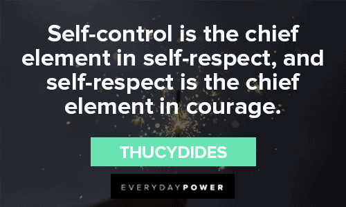 Self-Respect quotes about self control