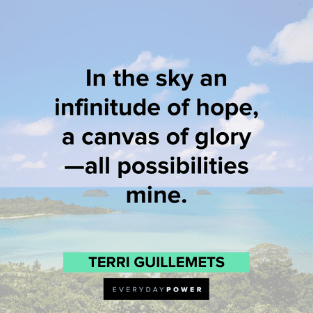 Sky Quotes about possibilities