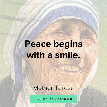 Smile Quotes about peace