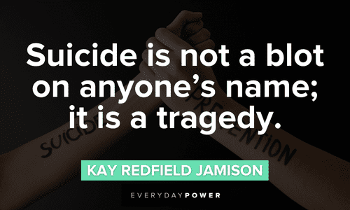 Suicide quotes about tragedy