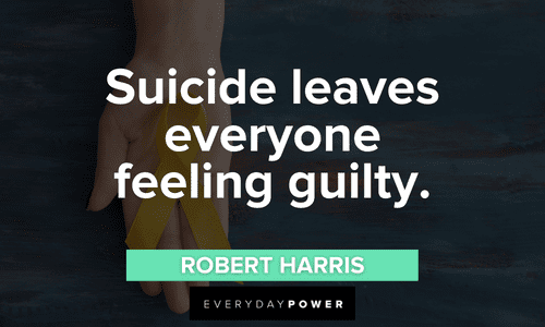 Suicide quotes about guilt
