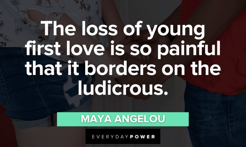 Teen quotes on first love