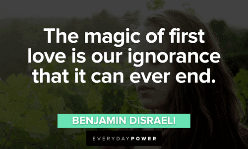 Teen quotes about the magic of first love