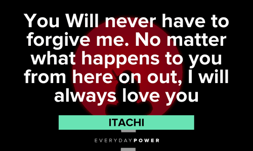 Itachi Quotes about family
