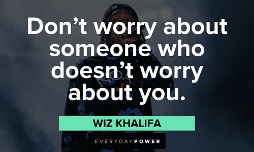 Wiz Khalifa quotes about worry