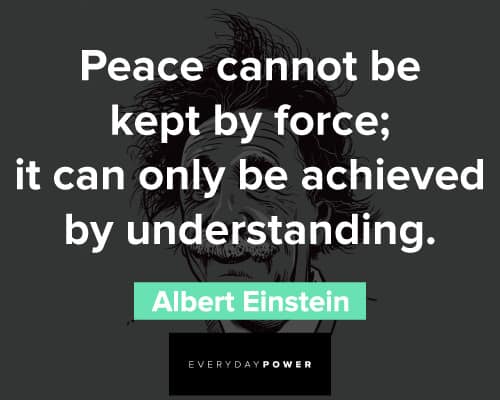 albert einstein quotes about peace