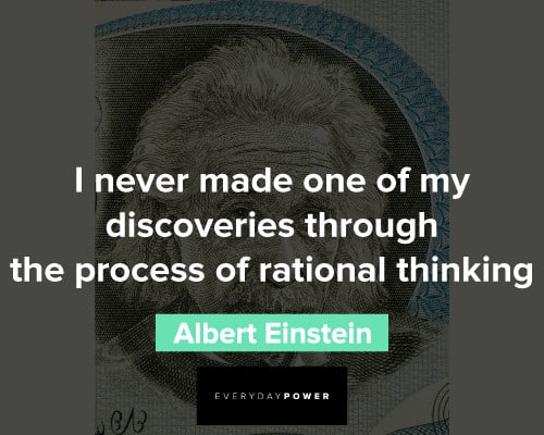 albert einstein quotes on process of rational thinking