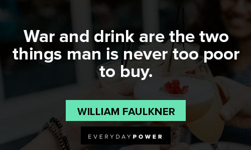Alcohol quotes about money