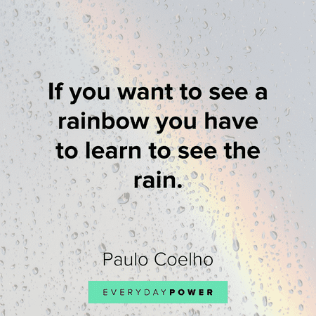 Rainy Day Quotes about rainbows