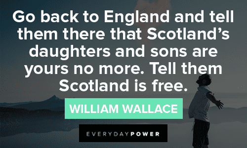 Braveheart quotes about England