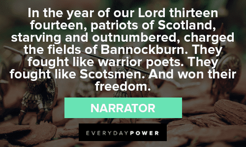Braveheart quotes about patriots