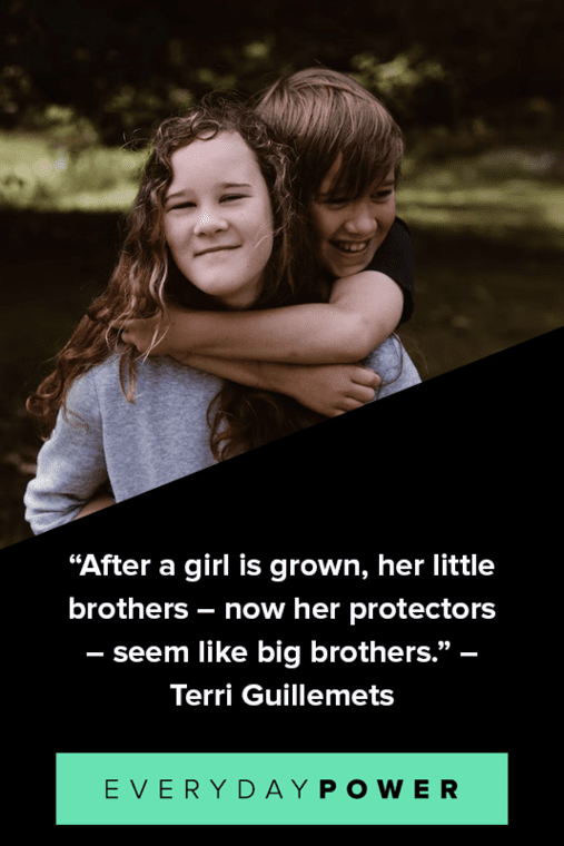 quotes about older brothers from sister