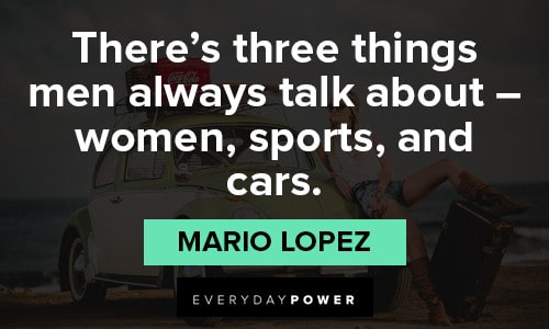 car quotes about men