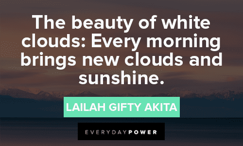 sunshine cloud quotes