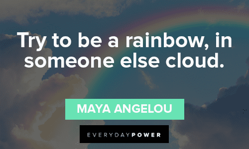 cloud quotes about rainbow