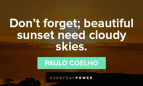 cloud quotes about sunset