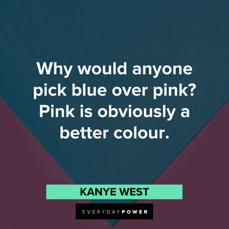 blue and Pink Quotes