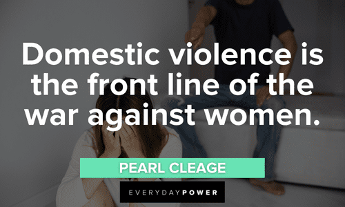 Domestic Violence Quotes on the war against women