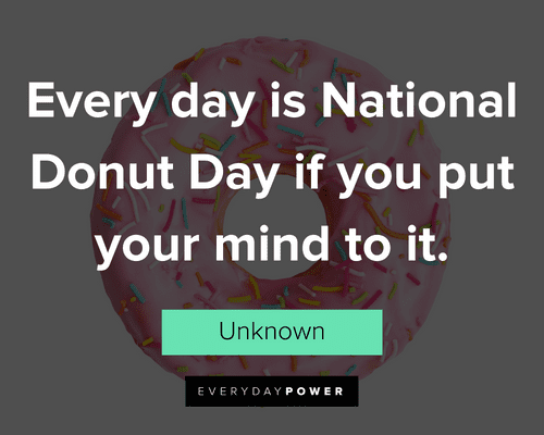 food quotes about your favorite donut