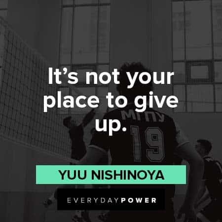 Inspirational Haikyuu quotes