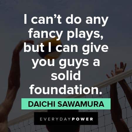 Haikyuu quotes about foundation
