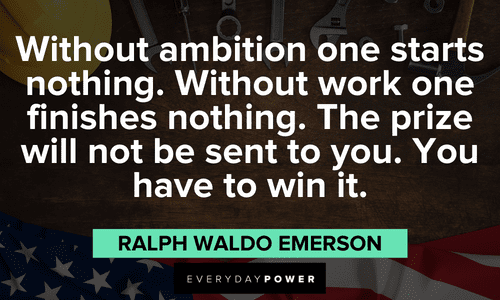 Labor Day quotes about ambition