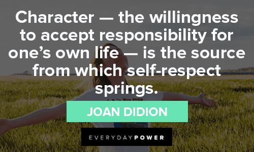 Self-Respect quotes about character