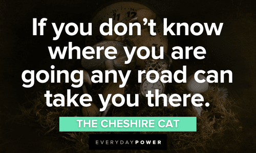 Alice in Wonderland Quotes from the cheshire cat