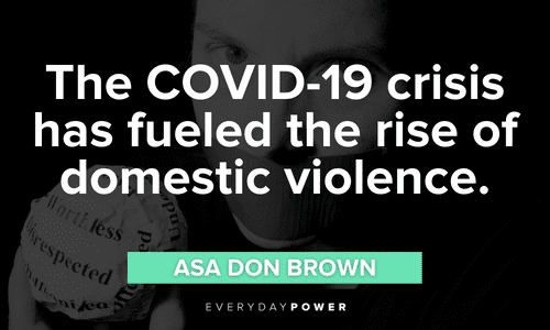 Domestic Violence Quotes about covid-19