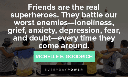 Hero Quotes about friends