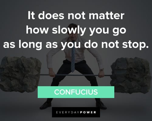 Keep Pushing Quotes on being success