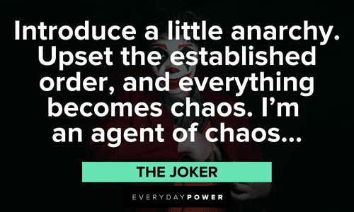 Joker quotes about anarchy