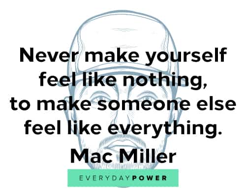 Mac Miller quotes on feeling yourself