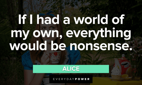 Alice in Wonderland Quotes about the world